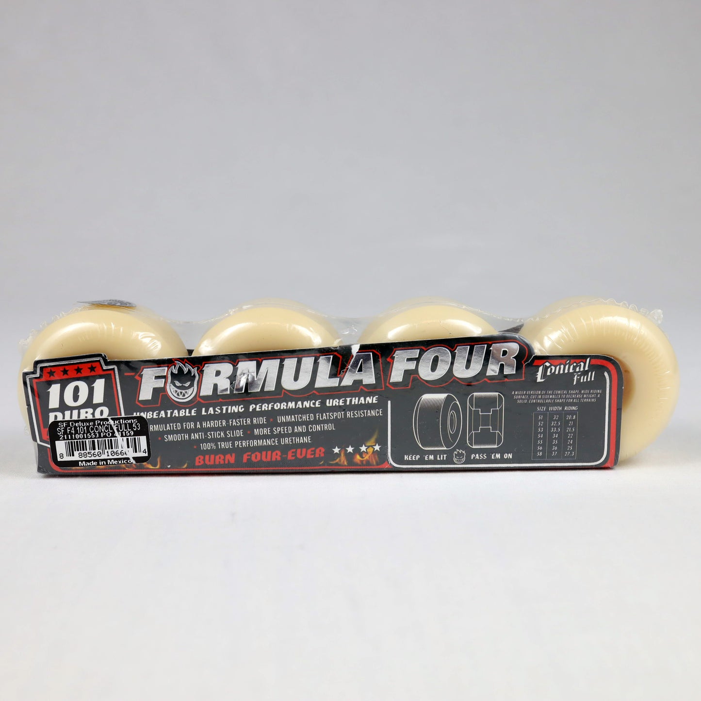 Spitfire Formula Four Conical Full 101A 53mm Wheels